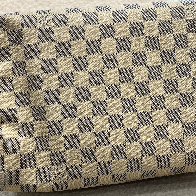LOUIS VUITTON 白色棋盤 SPEEDY30(二手)-10