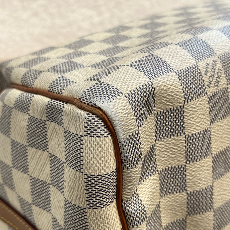 LOUIS VUITTON 白色棋盤 SPEEDY30(二手)-14