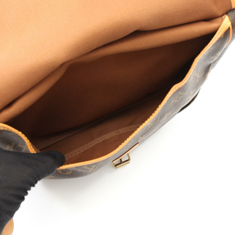 LOUIS VUITTON Saumur 30 斜背包 M42256 字母帆布 二手 LV-2