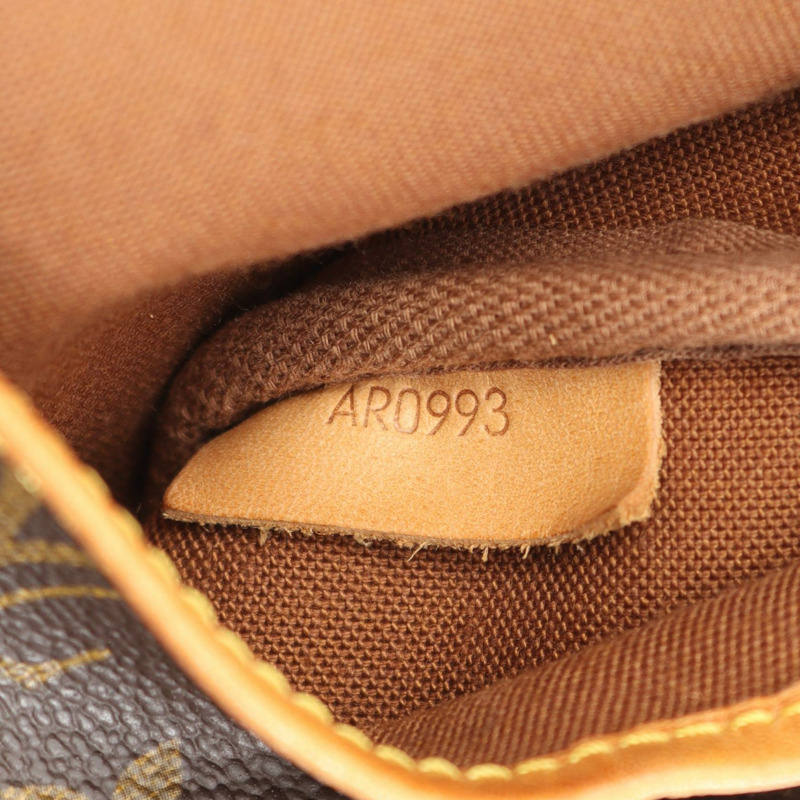 LOUIS VUITTON Saumur 30 斜背包 M42256 字母帆布 二手 LV-4