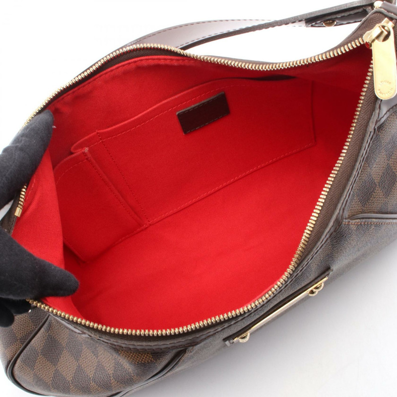 LOUIS VUITTON Thames GM 單肩包 N48181 Damier 帆布 Ebene 二手女士 LV-2