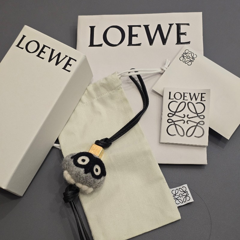 LOEWE 貓頭鷹吊飾 包掛-0