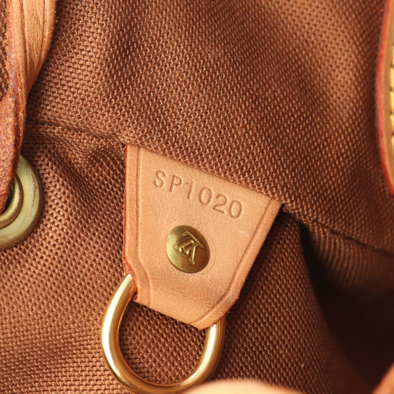 LOUIS VUITTON Montsouris MM 背包 M51136 Monogram 帆布 棕色 二手-4