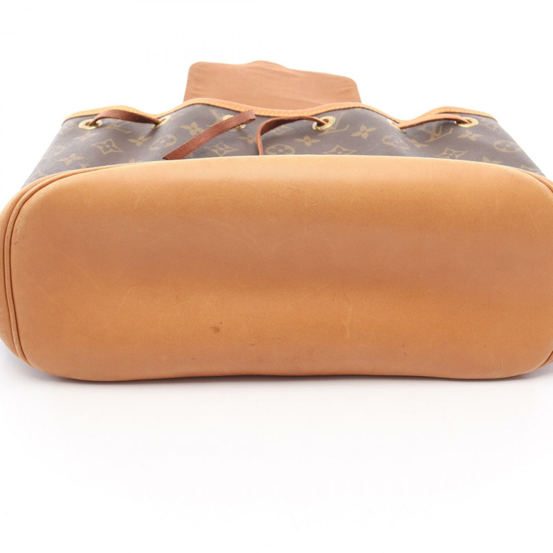 LOUIS VUITTON Montsouris MM 背包 M51136 Monogram 帆布 棕色 二手-5