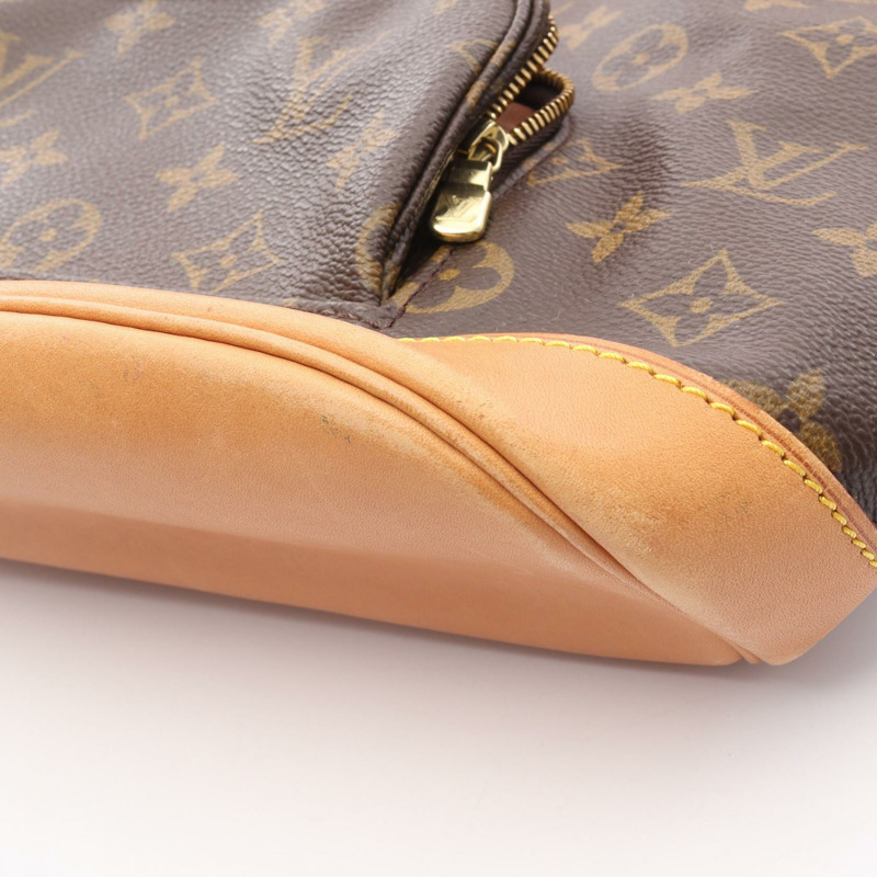 LOUIS VUITTON Montsouris MM 背包 M51136 Monogram 帆布 棕色 二手-7