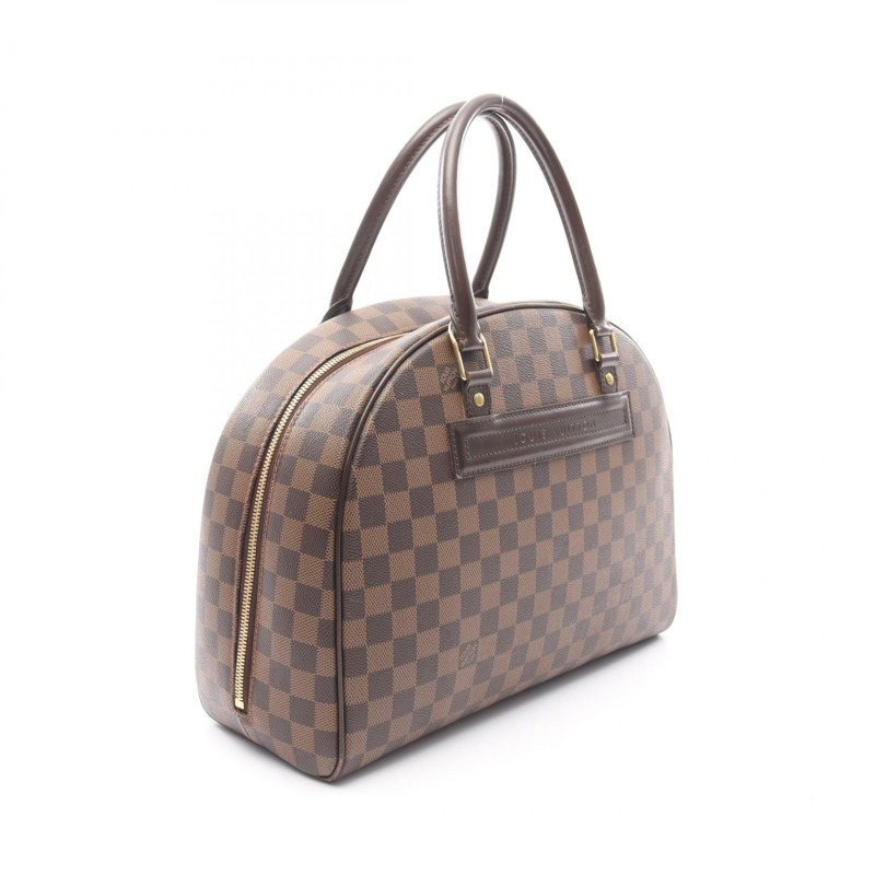 路易威登 Nolita 手提包 N41455 Damier 帆布皮革 Ebene 二手女士 LV-1
