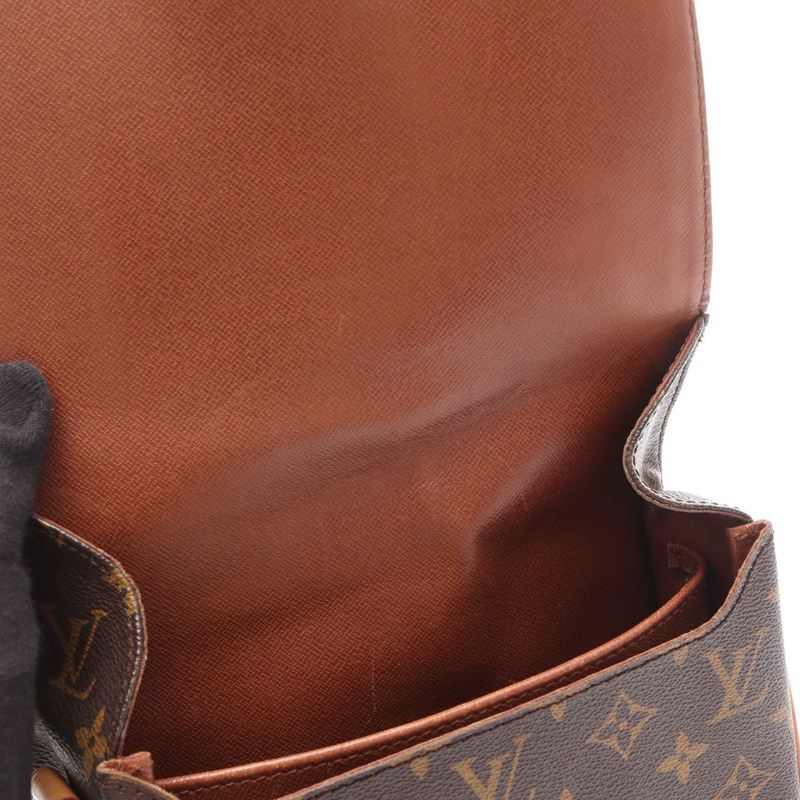 路易威登 Cartouchiere MM 斜背包 M51253 Monogram 帆布二手-5