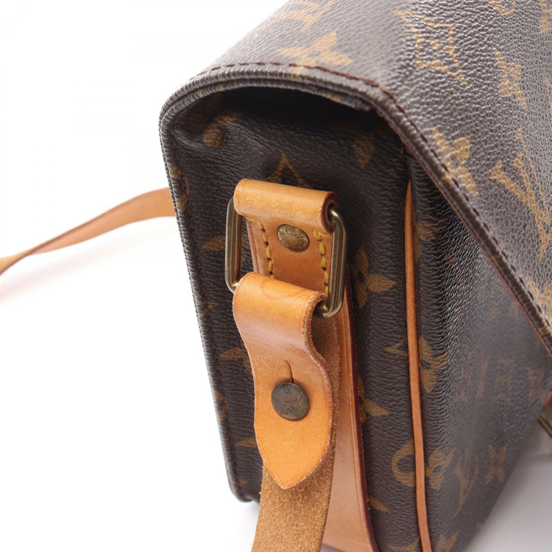 路易威登 Cartouchiere MM 斜背包 M51253 Monogram 帆布二手-9