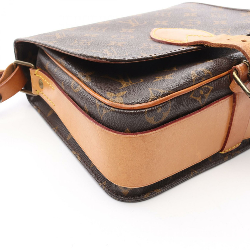 路易威登 Cartouchiere MM 斜背包 M51253 Monogram 帆布二手-12
