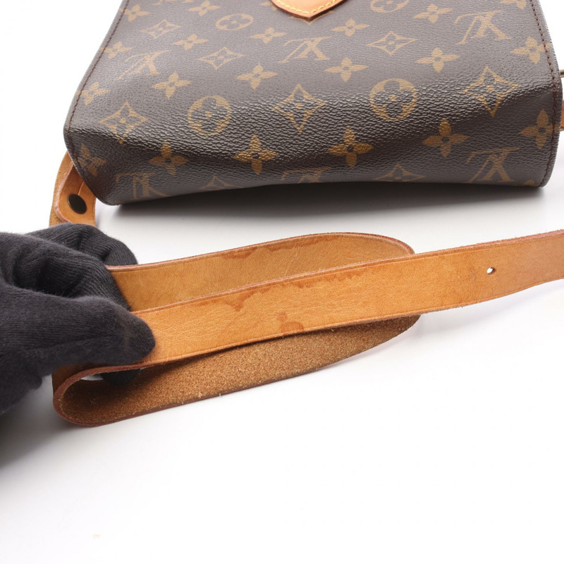 路易威登 Cartouchiere MM 斜背包 M51253 Monogram 帆布二手-14