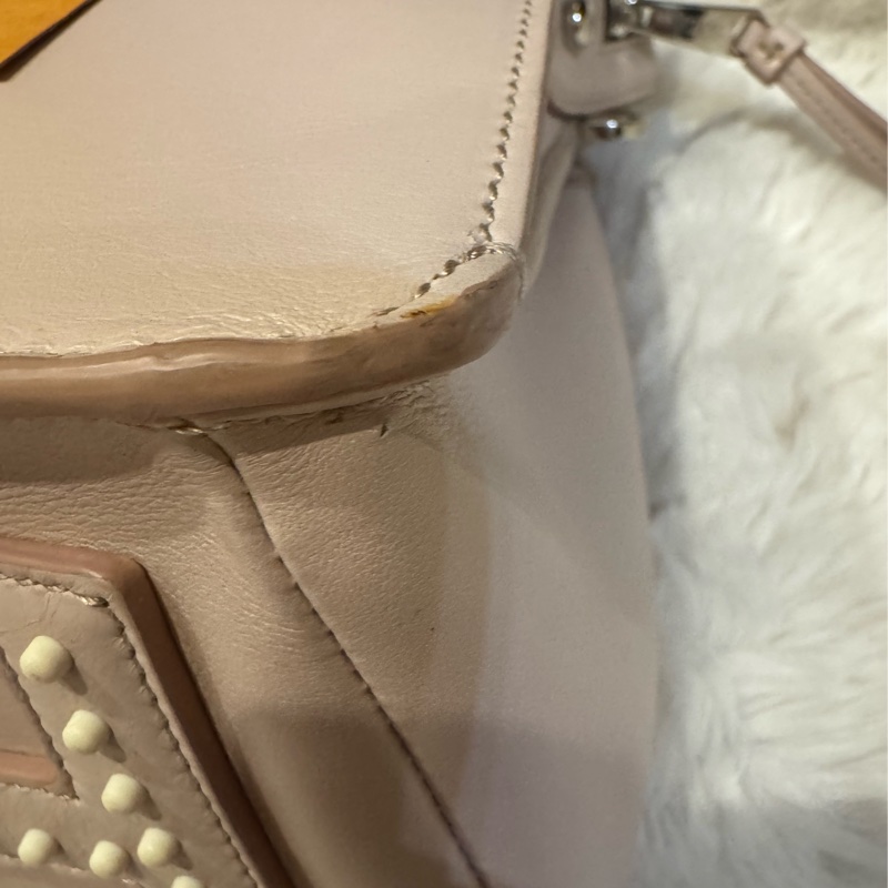 全新Tod’s粉紅色手提包(附背帶）-18