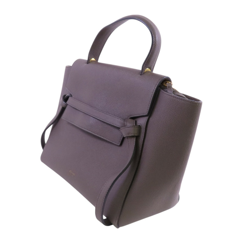 CELINE 牛皮皮革Belt Bag金扣手挽肩背兩用袋-2