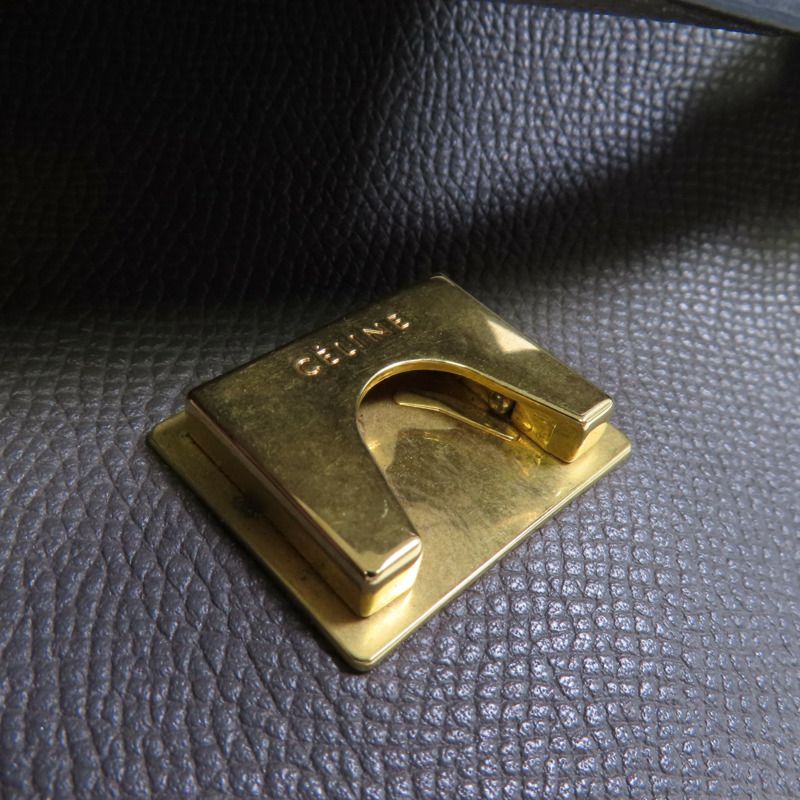 CELINE 牛皮皮革Belt Bag金扣手挽肩背兩用袋-8