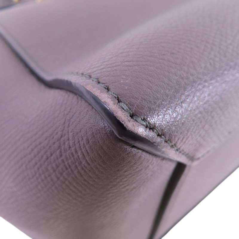 CELINE 牛皮皮革Belt Bag金扣手挽肩背兩用袋-12