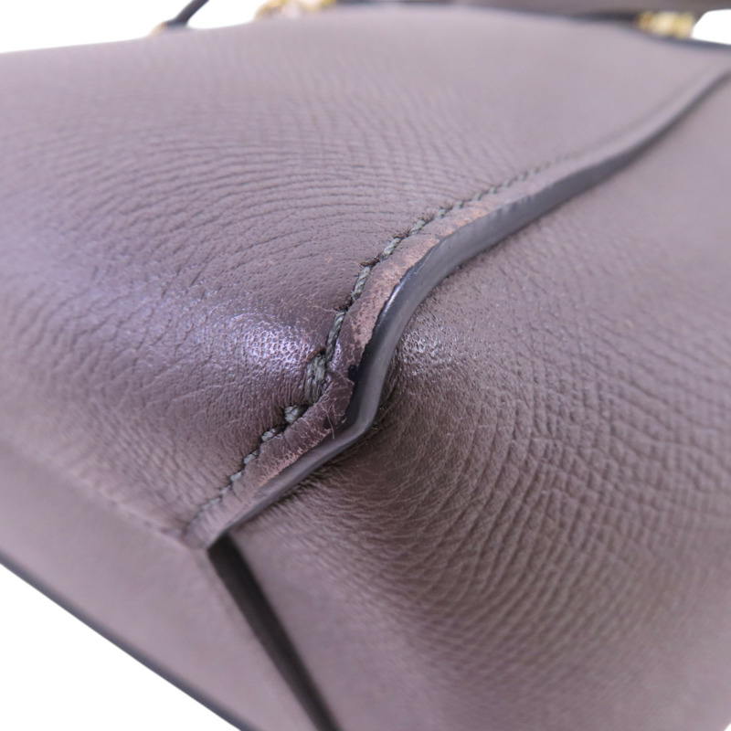 CELINE 牛皮皮革Belt Bag金扣手挽肩背兩用袋-13