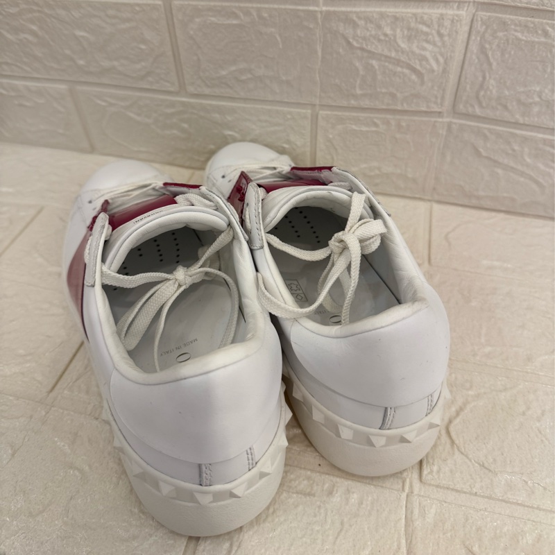 valentino 白+紫漆皮休閒鞋✨✨-1