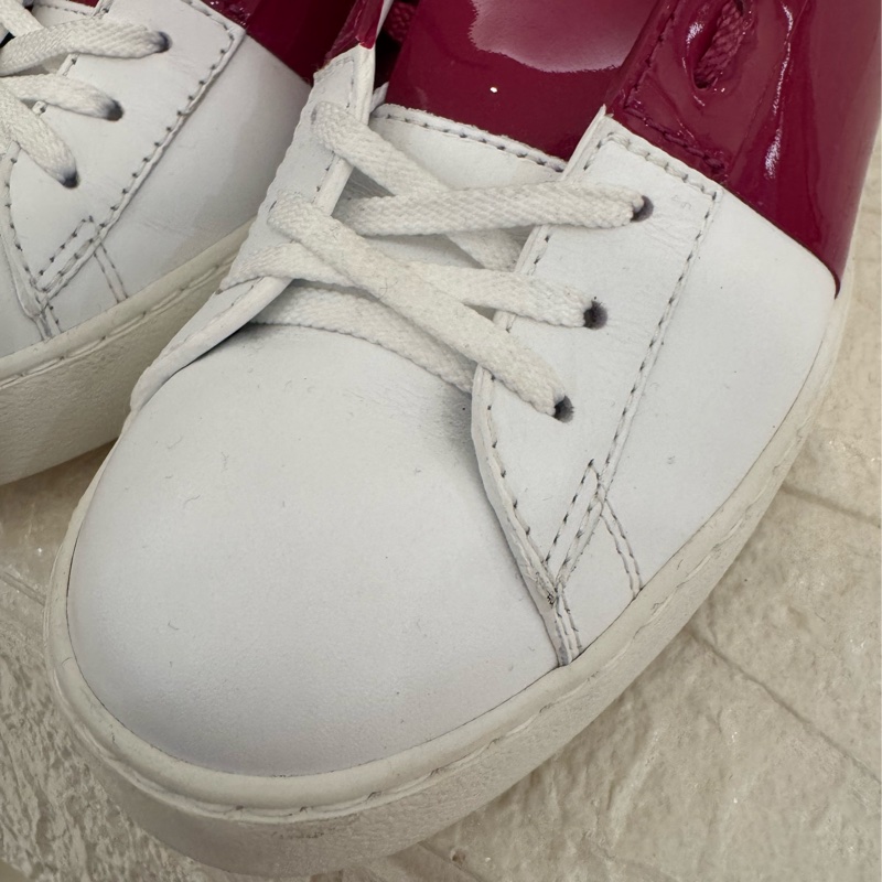 valentino 白+紫漆皮休閒鞋✨✨-7