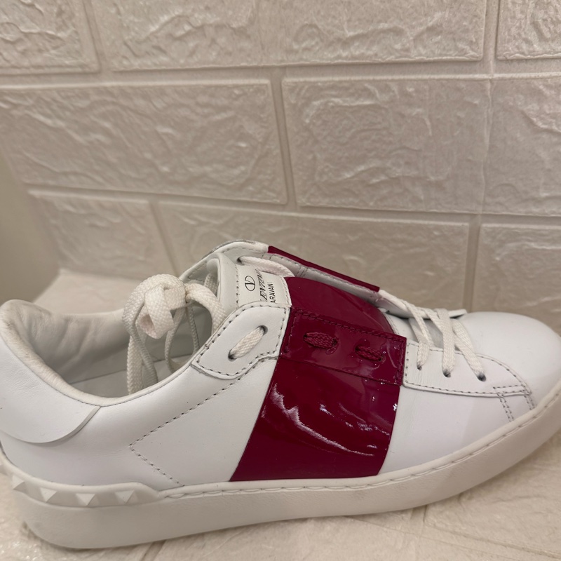 valentino 白+紫漆皮休閒鞋✨✨-14