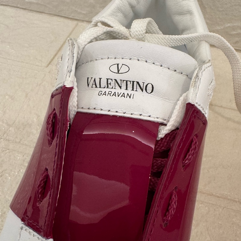 valentino 白+紫漆皮休閒鞋✨✨-17