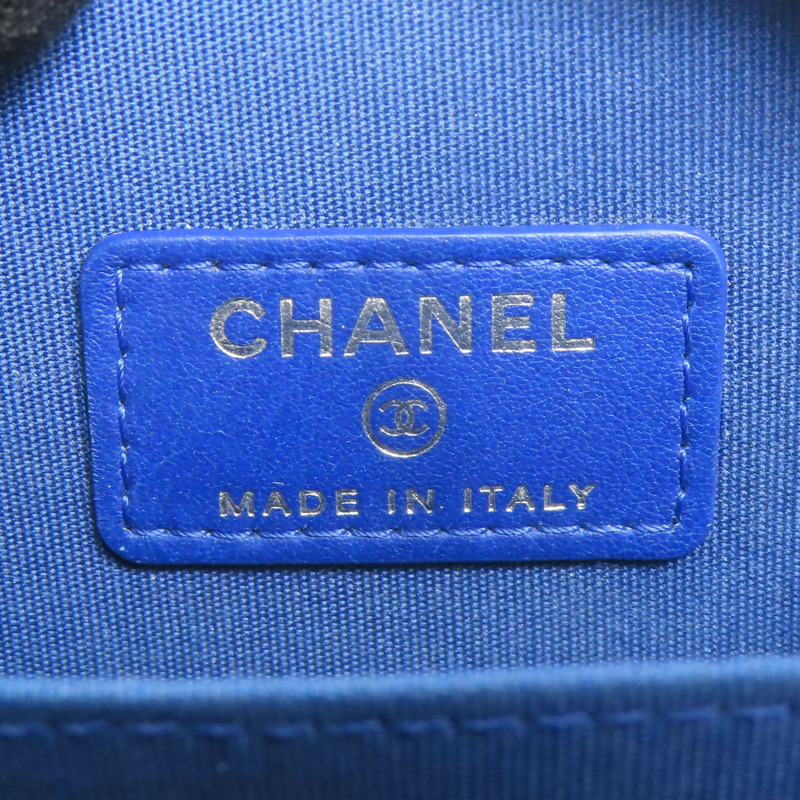 CHANEL 羊皮皮革Shoulder Bag銀扣鏈帶肩背袋-5