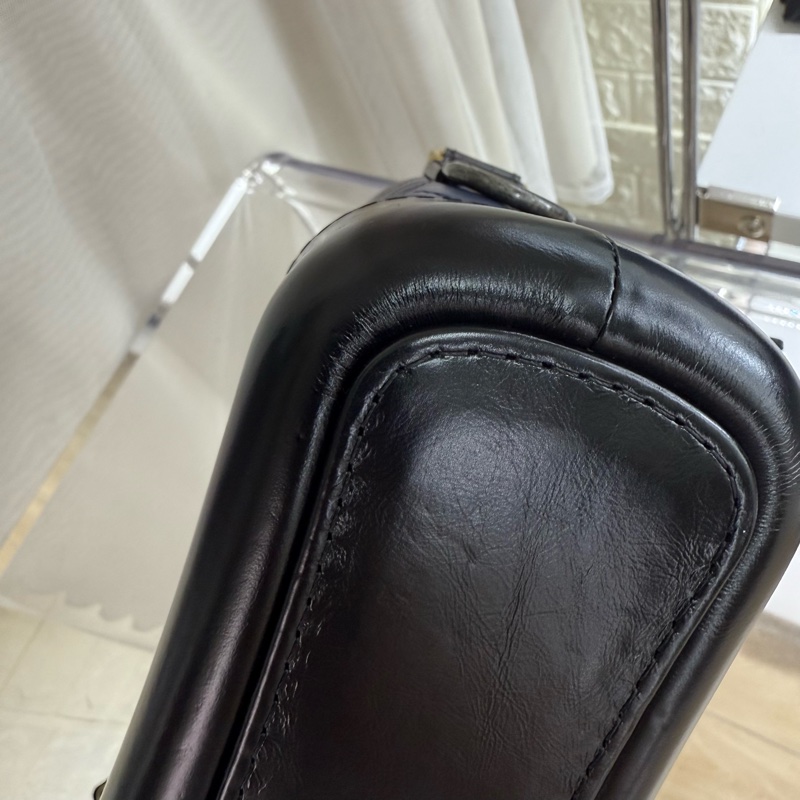 Chanel 藍黑流浪包小號帶卡-6