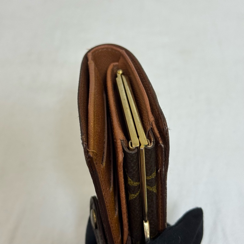 Louis Vuitton 滿版老花短夾-10