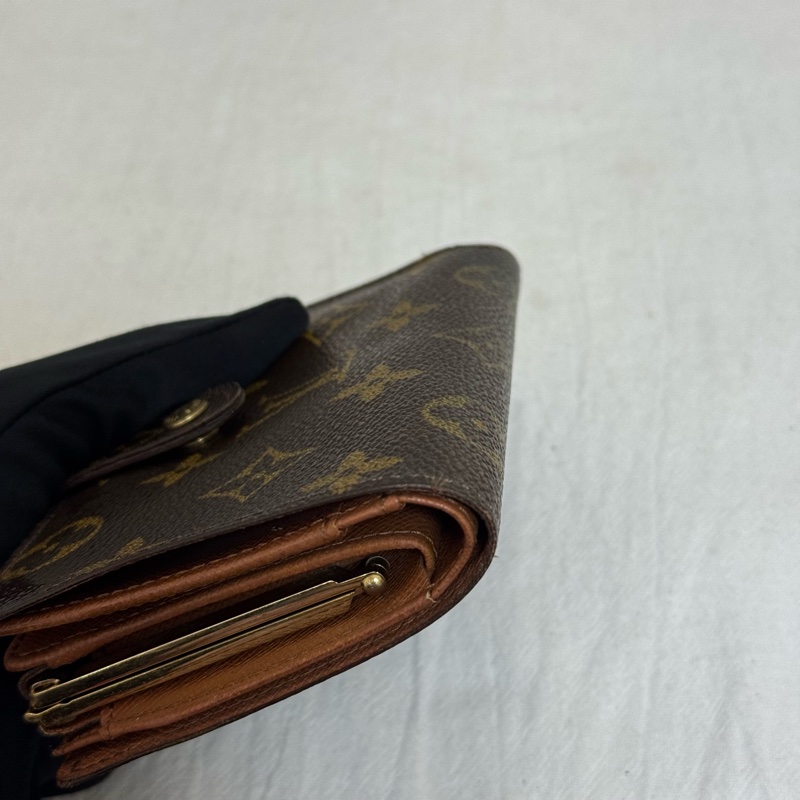 Louis Vuitton 滿版老花短夾-12