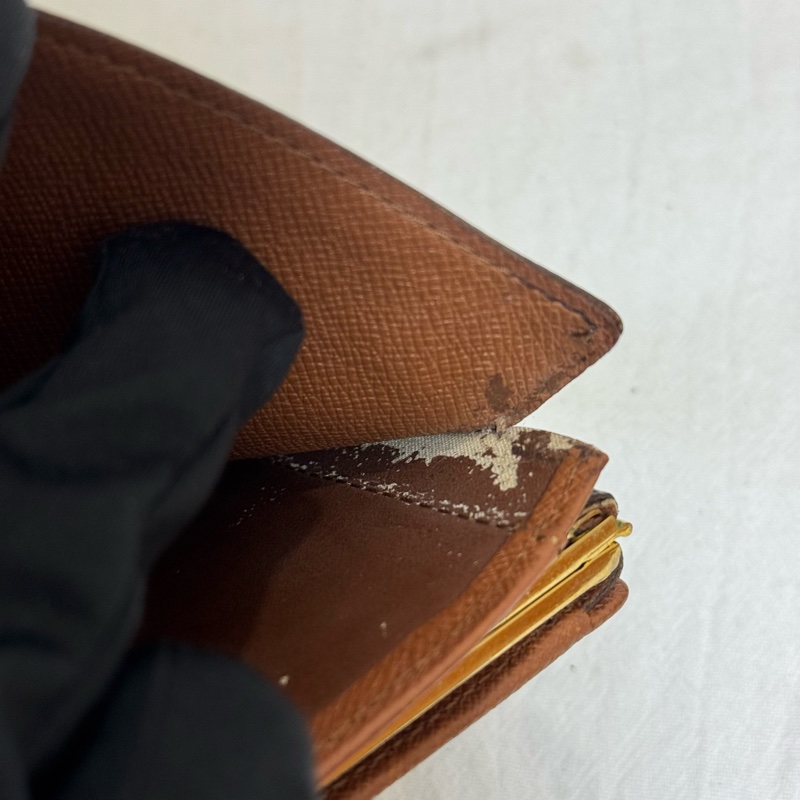 Louis Vuitton 滿版老花短夾-14