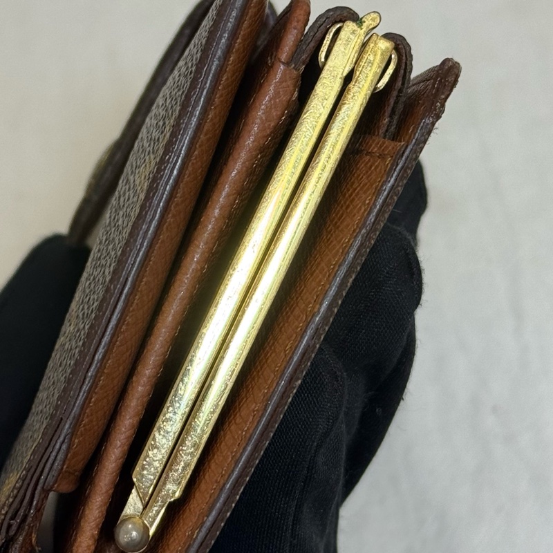 Louis Vuitton 滿版老花短夾-19