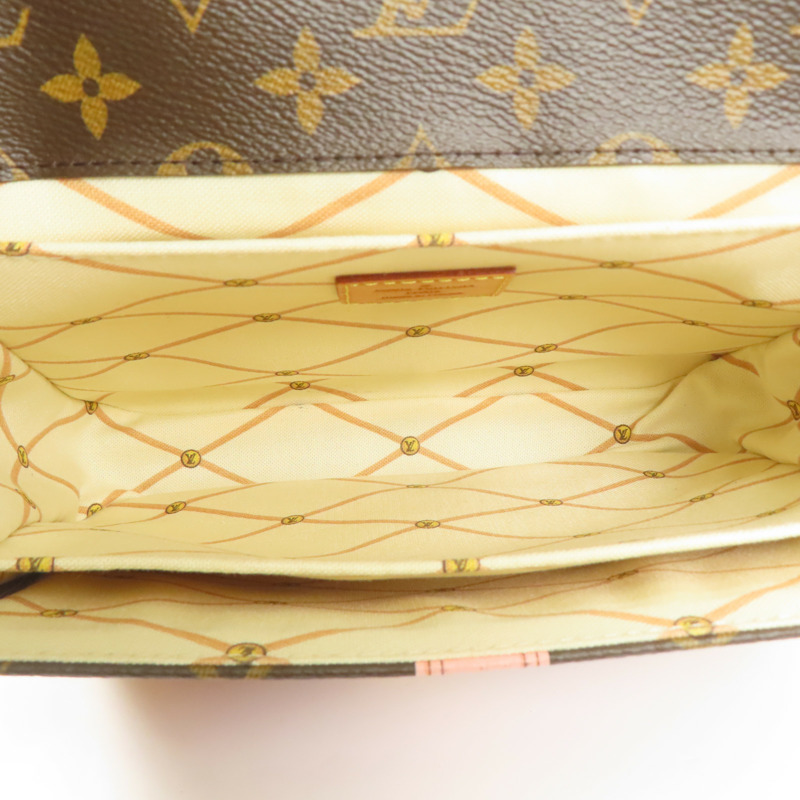 LOUIS VUITTON Monogram Pochette Metis金扣手挽肩背兩用袋-4