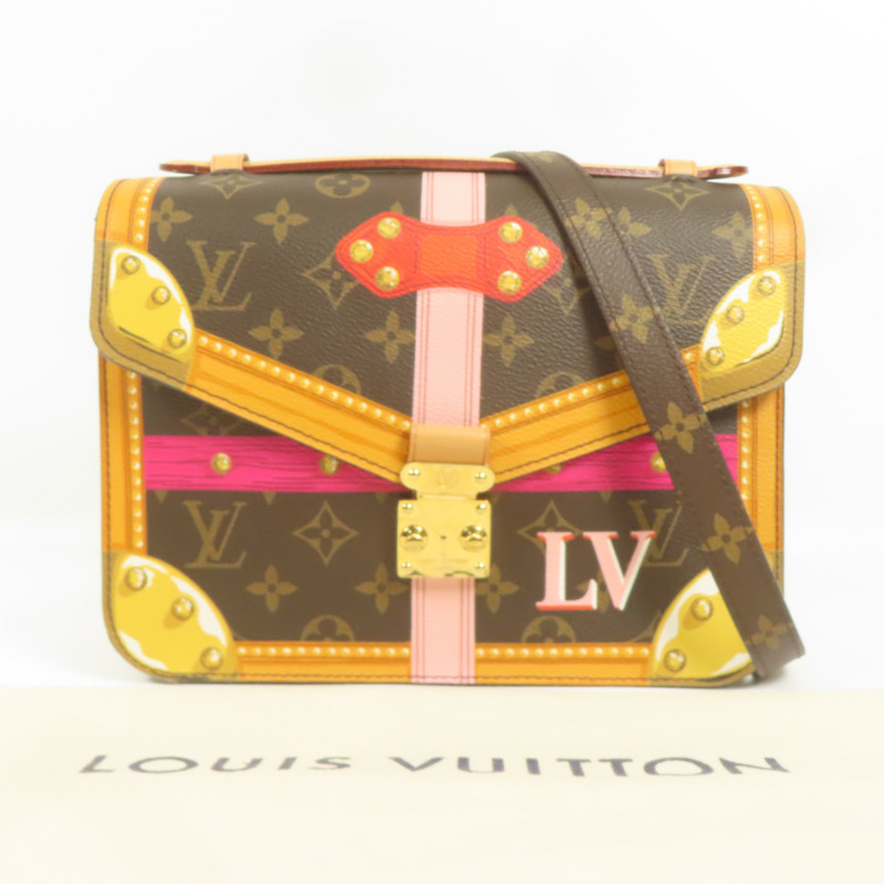 LOUIS VUITTON Monogram Pochette Metis金扣手挽肩背兩用袋-11