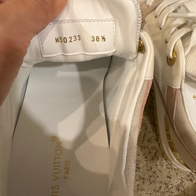 LV runway 粉紅休閒鞋 (尺寸：38.5）-9