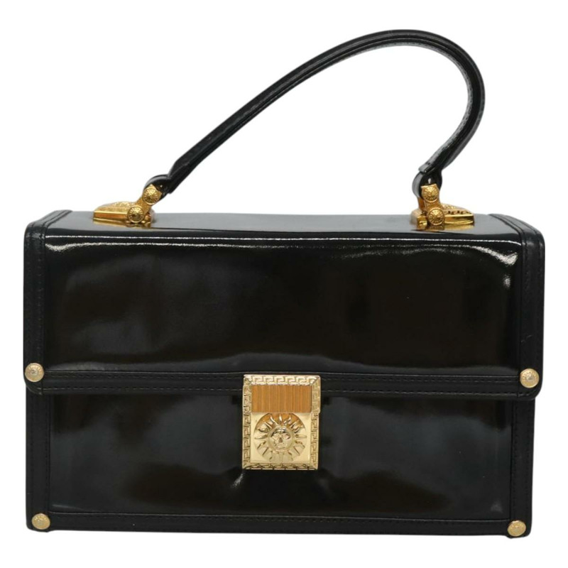 【日本直送】VERSACE 化妝包 琺瑯黑金 正品 bs26705-12