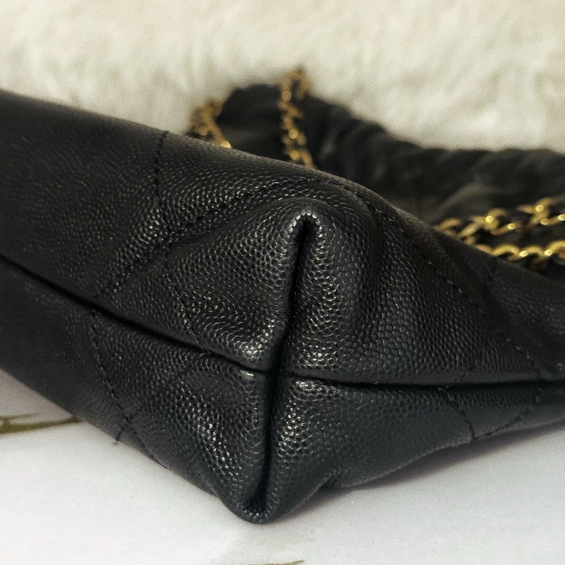 Chanel 22bag mini 魚子醬牛皮🖤-3