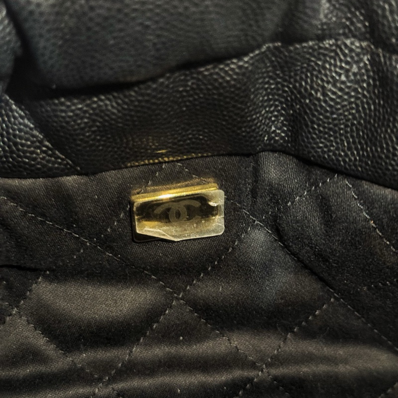 Chanel 22bag mini 魚子醬牛皮🖤-5