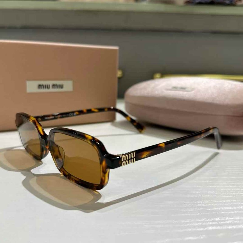 ✨Miumiu🧡新款mu11zs 玳瑁色 Jennie 同款 全新全配-5