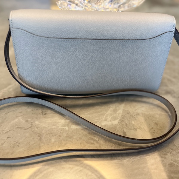 Hermes Constance to go (康康to go)冰川藍金釦-5