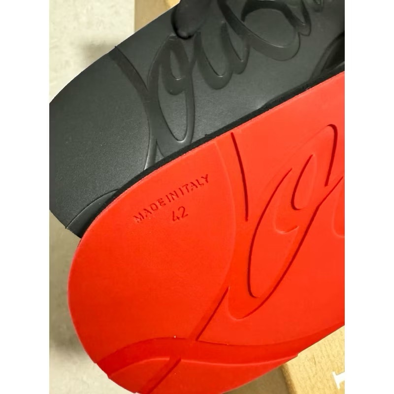 Christian Louboutin CL 紅底人字拖 夾腳拖-3