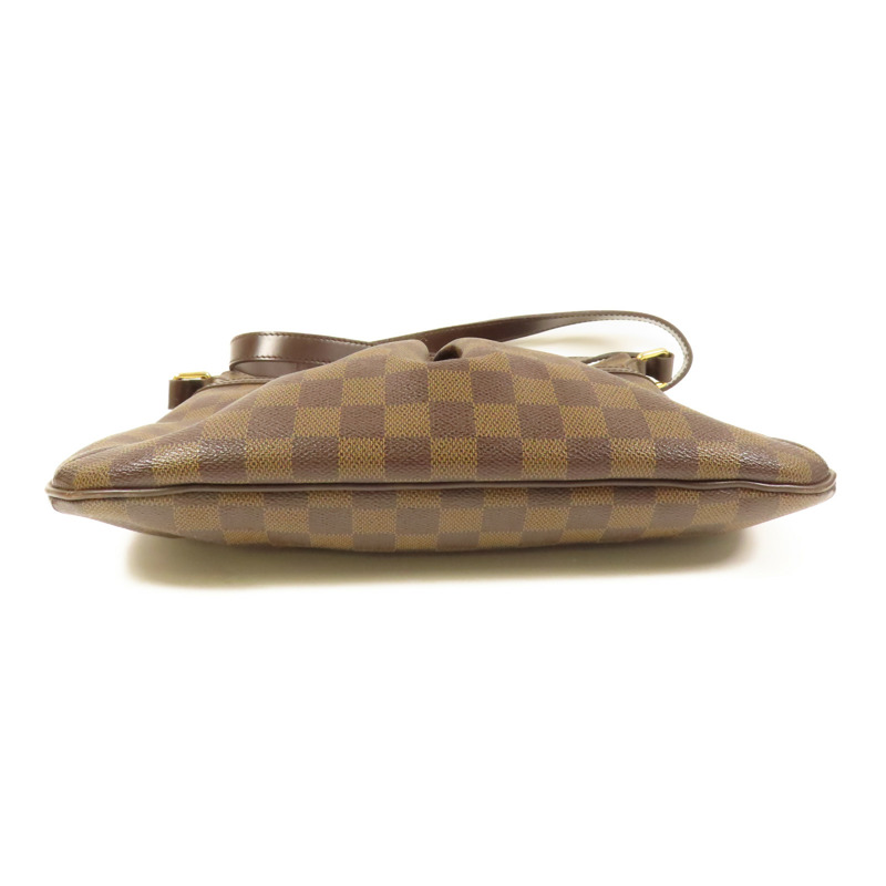 LOUIS VUITTON Damier Bloomsbury PM金扣肩背袋棕色-3