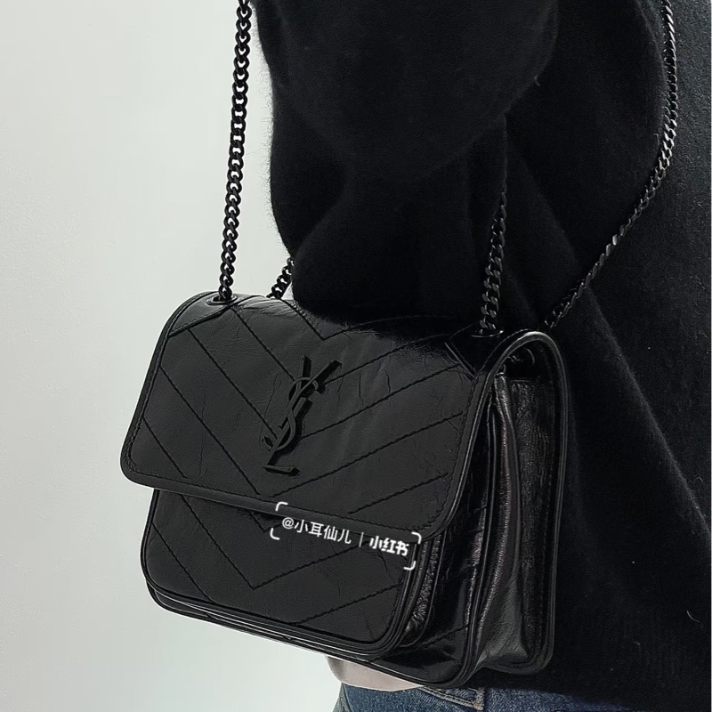 Ysl Niki baby so black黑鏈限量款🉑遇不🉑求 櫃上買不到了🔥-2