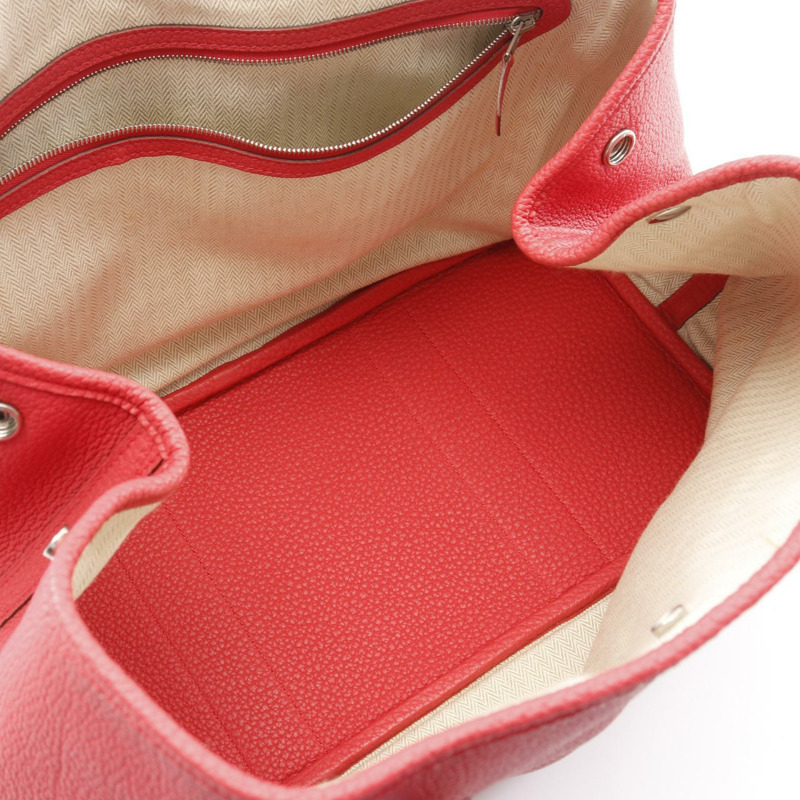 HERMES Garden party PM 托特包 手提包 Negonda 皮革 粉紅色 二手 女款 T SHW-2