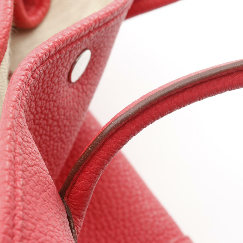 HERMES Garden party PM 托特包 手提包 Negonda 皮革 粉紅色 二手 女款 T SHW-7