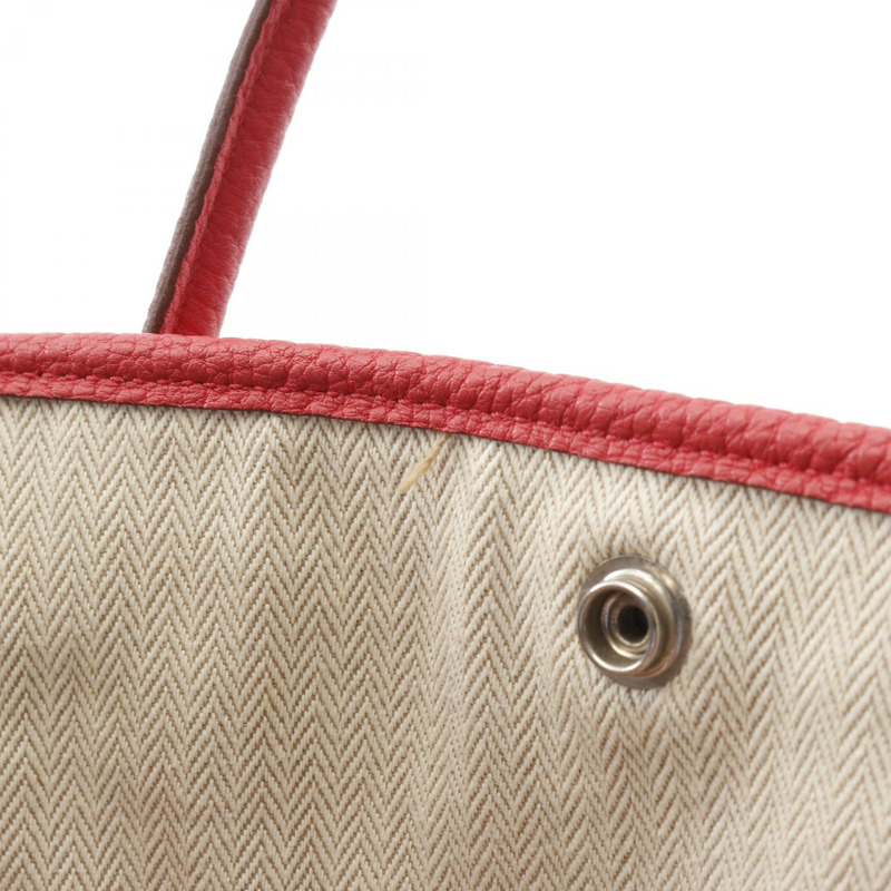 HERMES Garden party PM 托特包 手提包 Negonda 皮革 粉紅色 二手 女款 T SHW-9