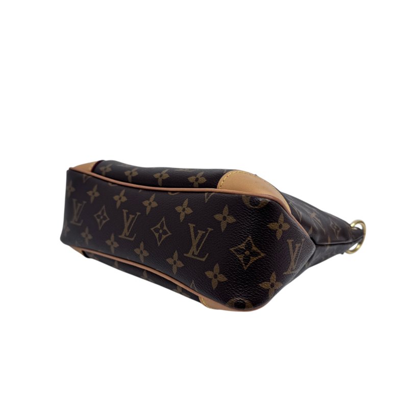 【LOUIS VUITTON】Monogram 棕色 Oden PM 牛角包 金扣新款-5