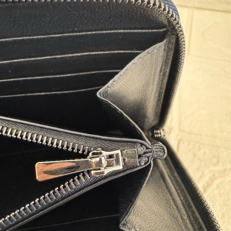 Balenciaga黑菱格B logoㄇ拉長夾-21