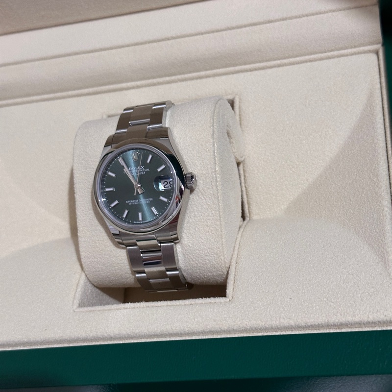 ROLEX 勞力士Datejust 31 蠔式日誌型 薄荷綠色面盤-1