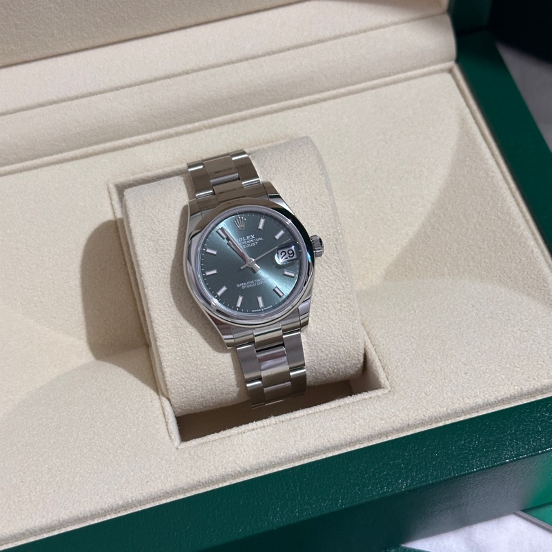 ROLEX 勞力士Datejust 31 蠔式日誌型 薄荷綠色面盤-3