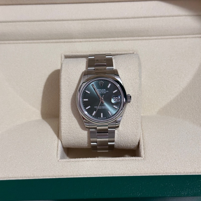 ROLEX 勞力士Datejust 31 蠔式日誌型 薄荷綠色面盤-6