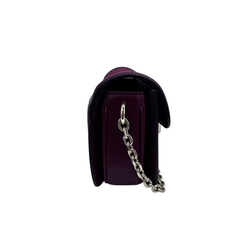 【GUCCI】GG Supreme Go 紅色鏈條單肩包 金扣款 型號 826761(二手)-9