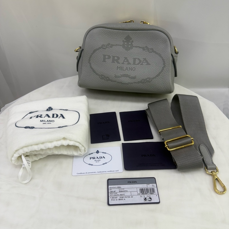 Prada Textured Leather shoulder Bag-0